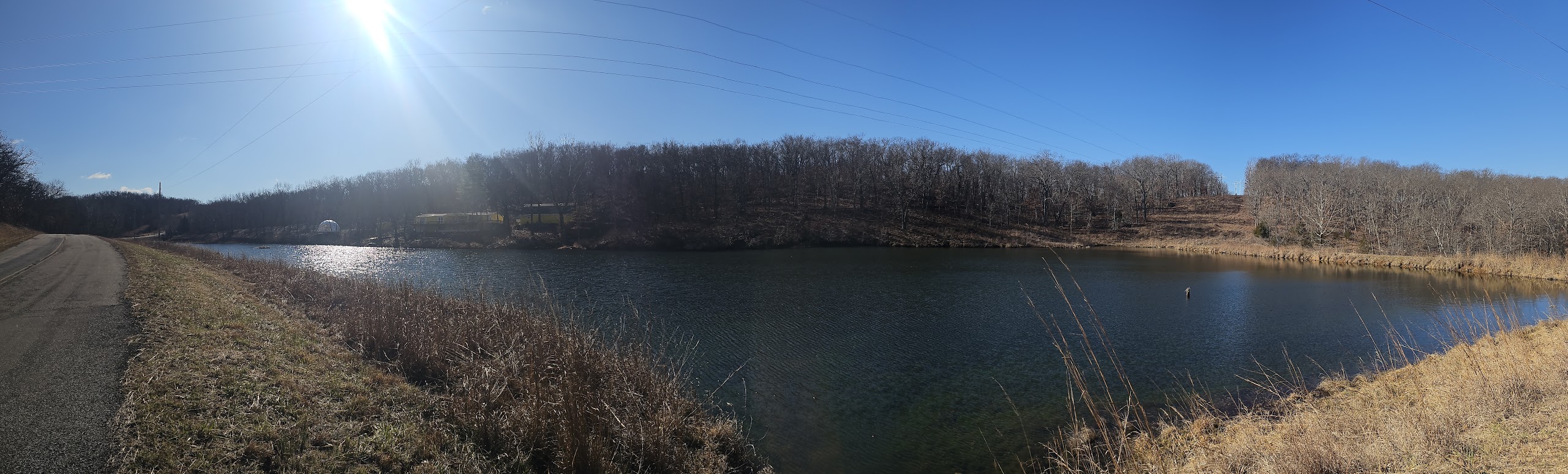 Lakeside view at Season's Eden property